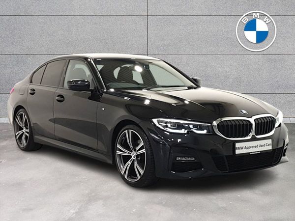 BMW 3-Series Saloon, Diesel Hybrid, 2021, Black