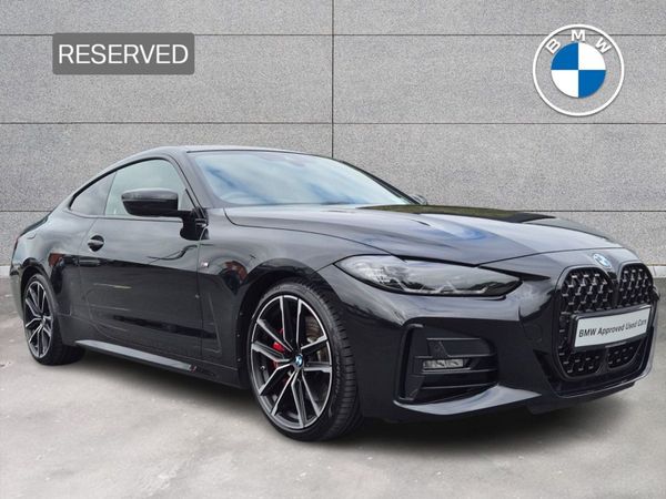 BMW 4-Series Coupe, Diesel Hybrid, 2023, Black