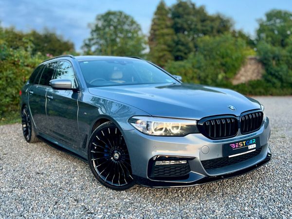 BMW 5-Series Estate, Diesel, 2017, Blue