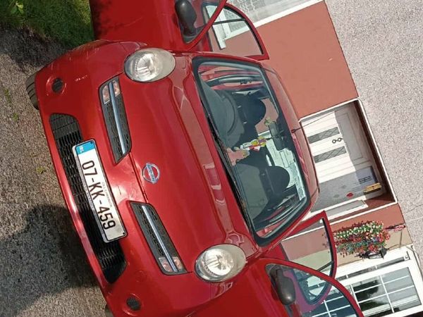 Nissan Micra Hatchback, Petrol, 2007, Red