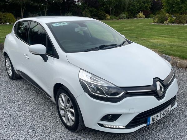 Renault Clio Hatchback, Petrol, 2018, White