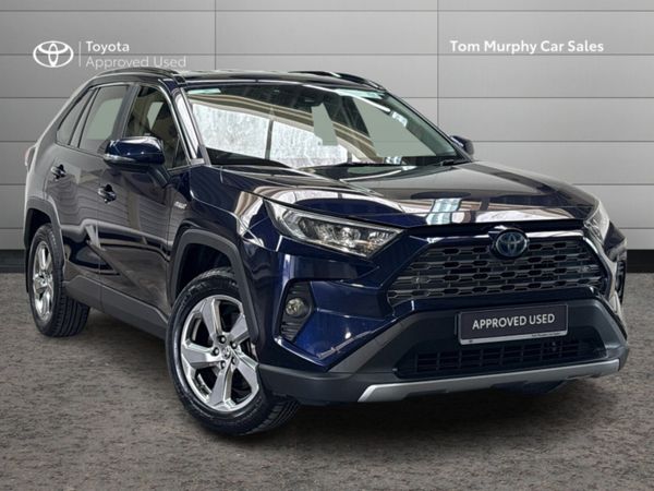 Toyota RAV4 SUV, Petrol Hybrid, 2021, Blue