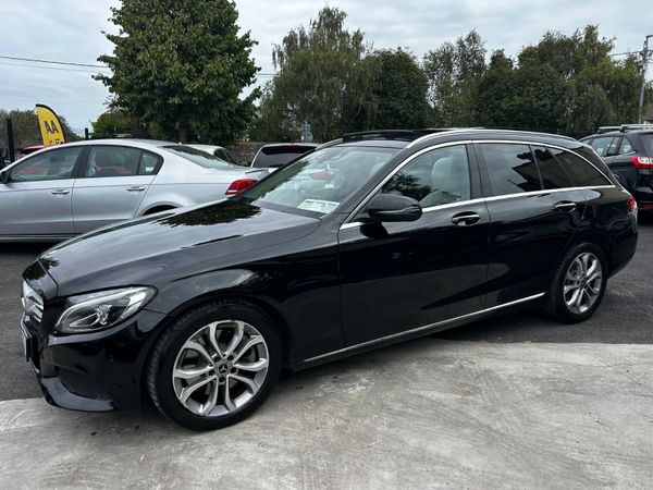 Mercedes-Benz C-Class Estate, Diesel Hybrid, 2017, Black