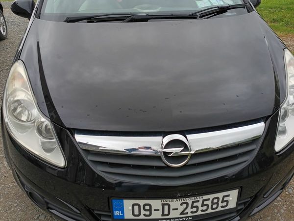 Opel Corsa Hatchback, Petrol, 2009, Black