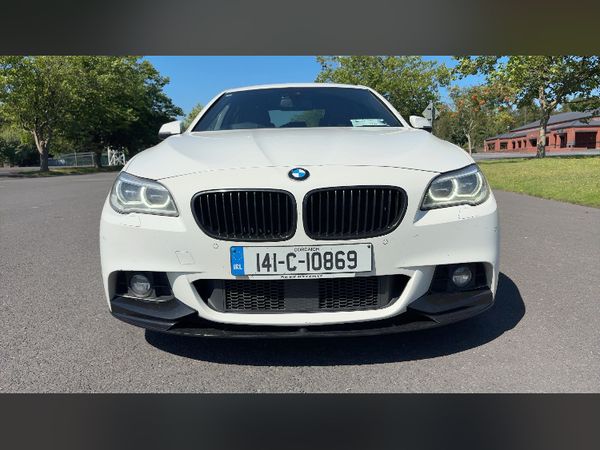 BMW 5-Series Saloon, Diesel, 2014, White