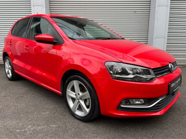 Volkswagen Polo Hatchback, Petrol, 2016, Red