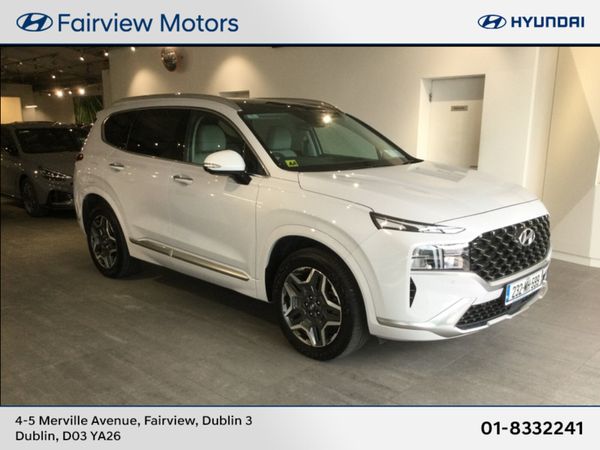 Hyundai Santa Fe SUV, Petrol Plug-in Hybrid, 2023, White