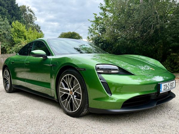Porsche Taycan Hatchback, Electric, 2023, Green