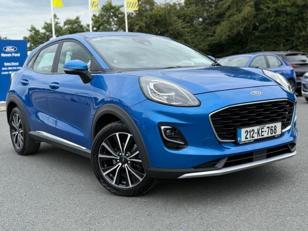 Ford Puma SUV, Petrol Hybrid, 2021, Blue