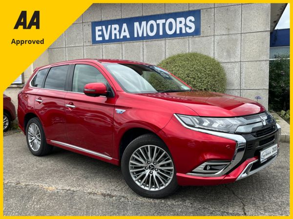 Mitsubishi Outlander SUV, Petrol Plug-in Hybrid, 2020, Red