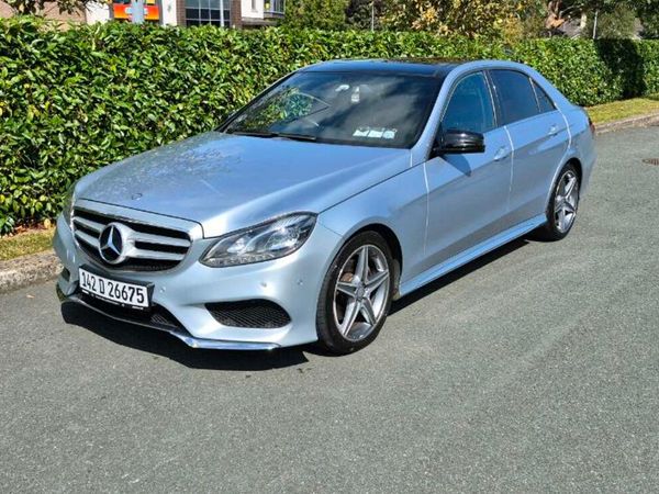 Mercedes-Benz E-Class Saloon, Diesel Hybrid, 2014, Silver