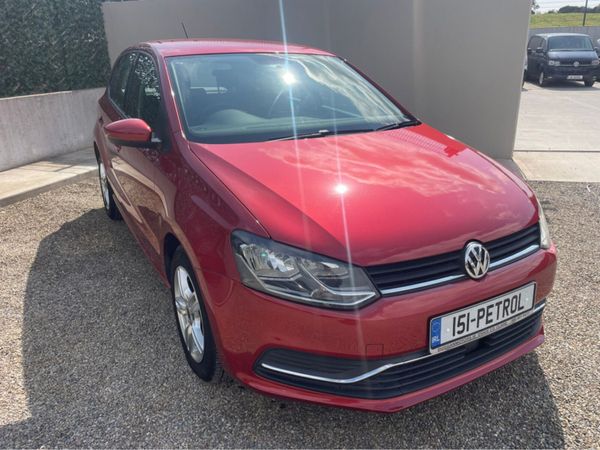Volkswagen Polo Hatchback, Petrol, 2015, Red