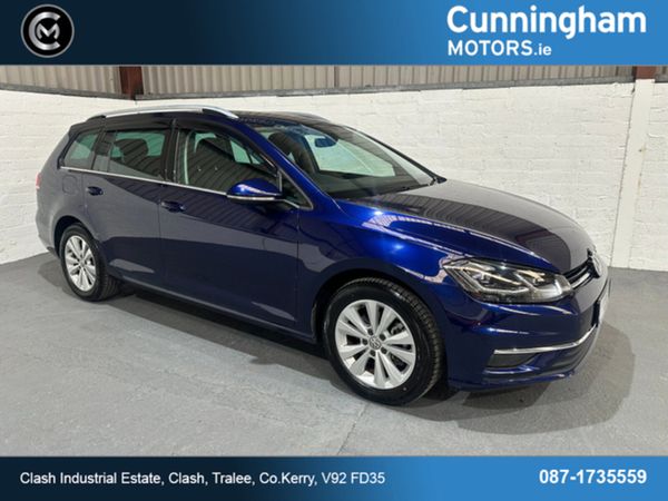 Volkswagen Golf Estate, Petrol, 2017, Blue