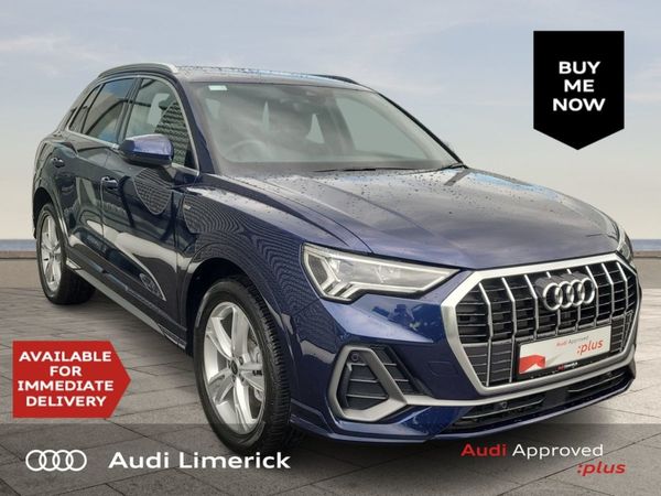 Audi Q3 SUV, Petrol Hybrid, 2024, Blue