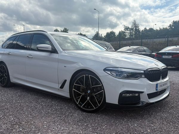 BMW 5-Series Estate, Diesel, 2017, White