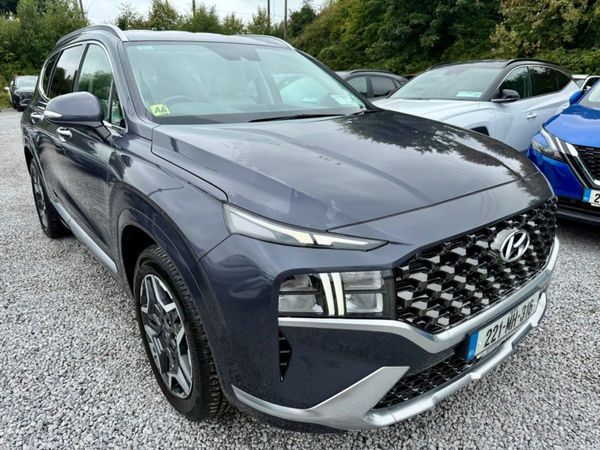 Hyundai Santa Fe SUV, Petrol Plug-in Hybrid, 2022, Blue
