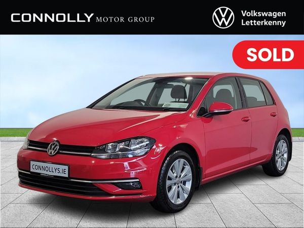 Volkswagen Golf Hatchback, Diesel, 2019, Red