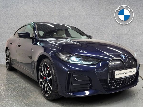 BMW i4 Saloon, Electric, 2023, Blue