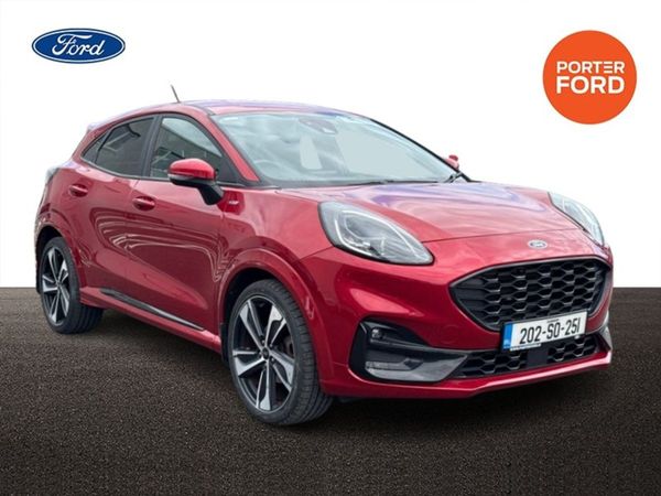 Ford Puma MPV, Petrol Hybrid, 2020, Red