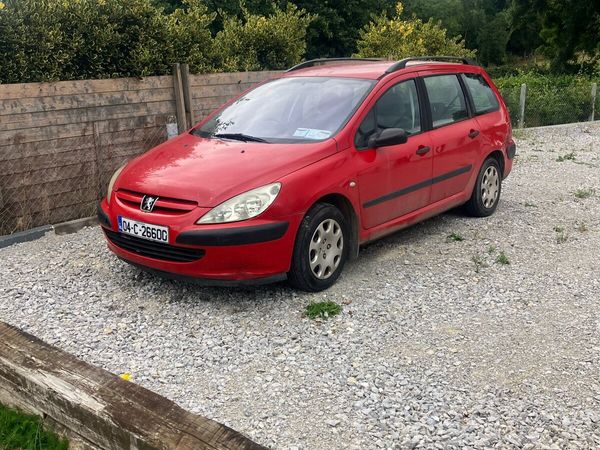 Peugeot 307 Estate, Diesel, 2004, Red