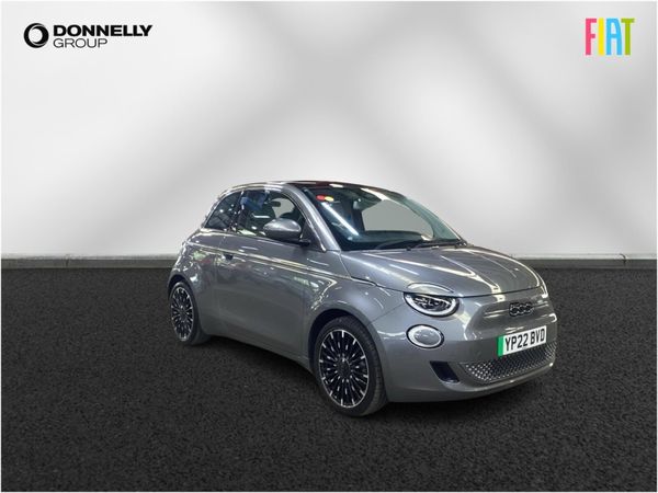 Fiat 500 Hatchback, Electric, 2022, Grey