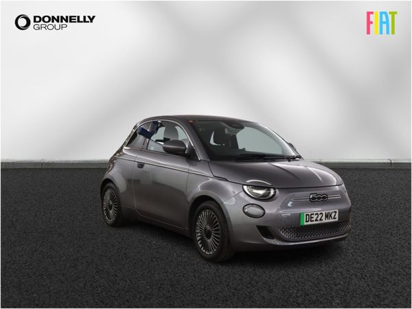 Fiat 500 Hatchback, Electric, 2022, Grey