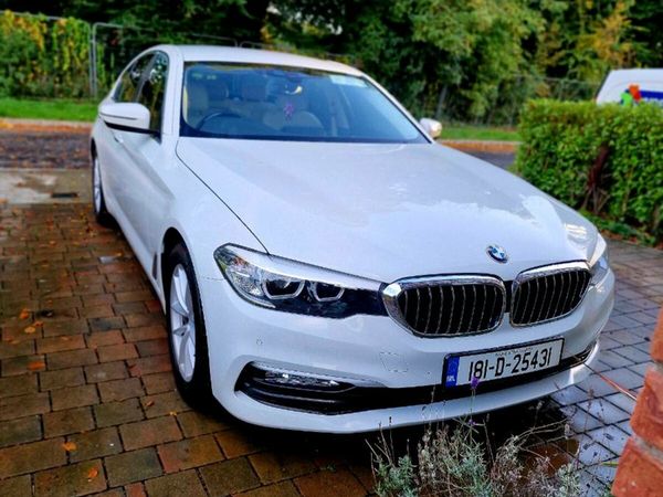 BMW 5-Series Saloon, Diesel, 2018, White