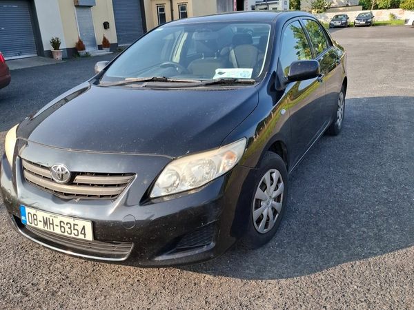 Toyota Corolla Saloon, Petrol, 2008, Black