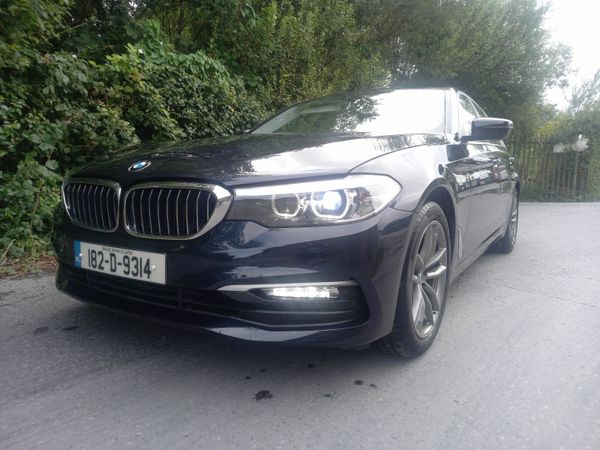 BMW 5-Series Saloon, Diesel, 2018, Blue