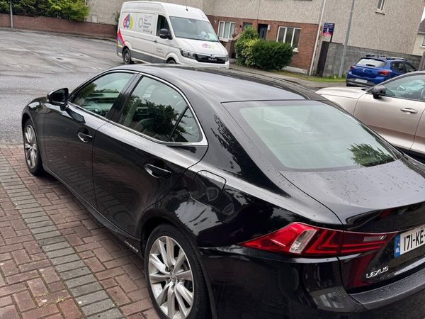 Lexus IS Saloon, Petrol Hybrid, 2017, Black