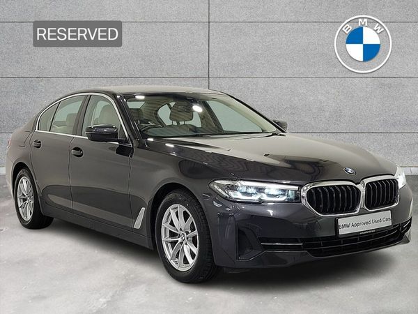 BMW 5-Series Saloon, Diesel Hybrid, 2023, Grey