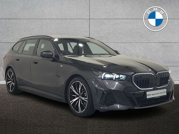 BMW 5-Series Estate, Petrol Plug-in Hybrid, 2025, Grey