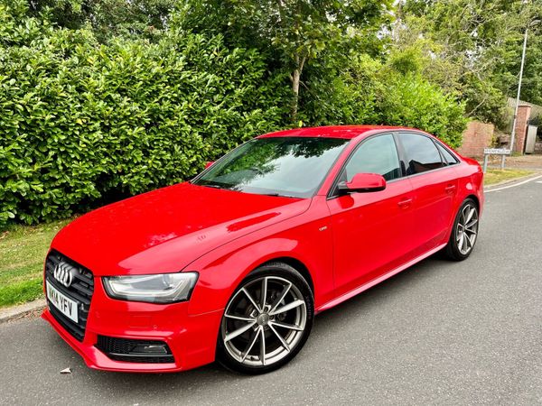 Audi A4 Saloon, Diesel, 2014, Red