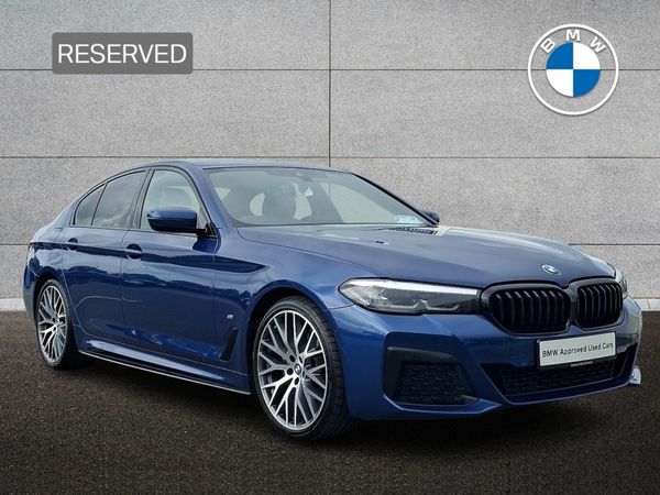 BMW 5-Series Saloon, Diesel, 2023, Blue