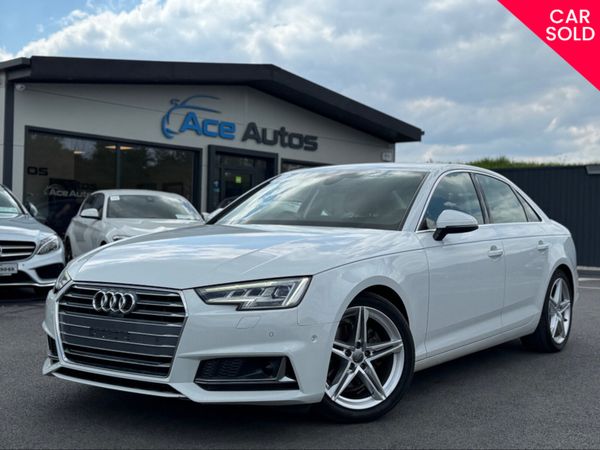 Audi A4 Saloon, Petrol, 2019, White