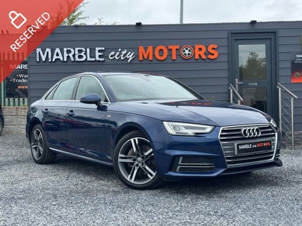Audi A4 Saloon, Diesel, 2018, Blue
