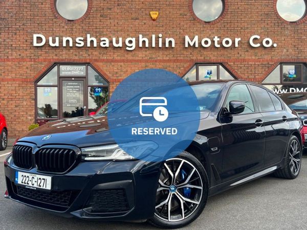 BMW 5-Series Saloon, Hybrid, 2022, Black
