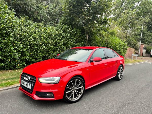 Audi A4 Saloon, Diesel, 2014, Red