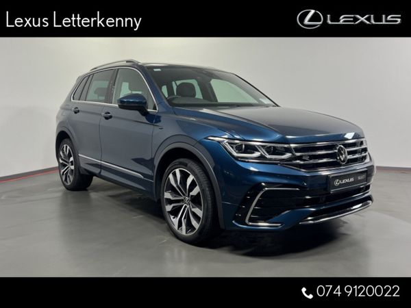Volkswagen Tiguan Estate, Petrol Plug-in Hybrid, 2022, Blue