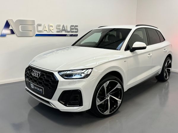 Audi Q5 SUV, Diesel Hybrid, 2021, White
