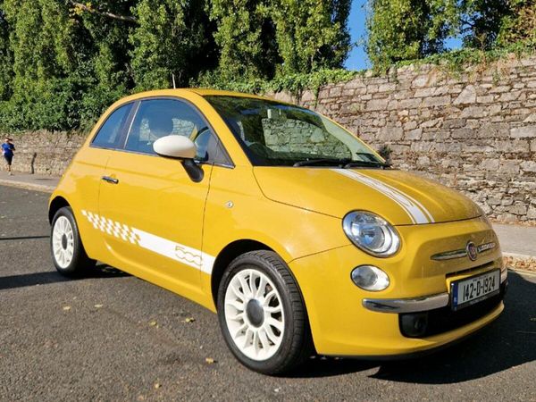 Fiat 500 Hatchback, Petrol, 2014, Beige