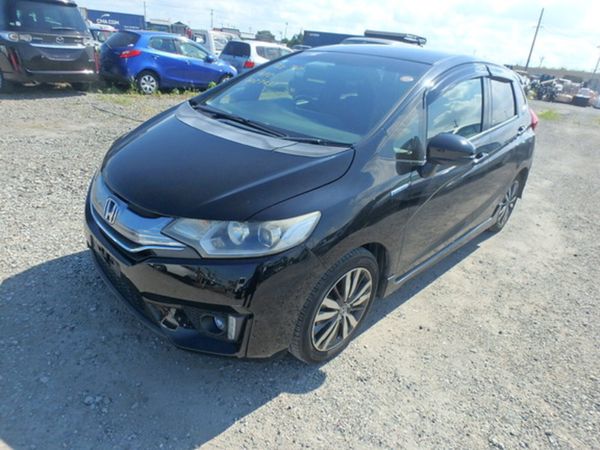 Honda Fit Hatchback, Petrol Hybrid, 2014, Black
