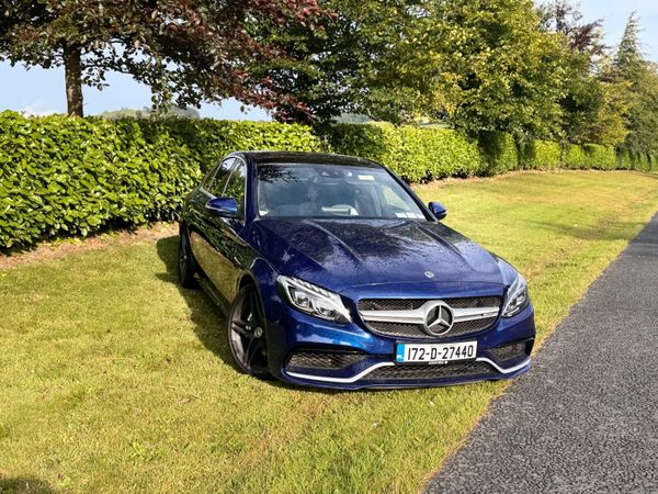 Mercedes-Benz C-Class Saloon, Petrol, 2017, Blue