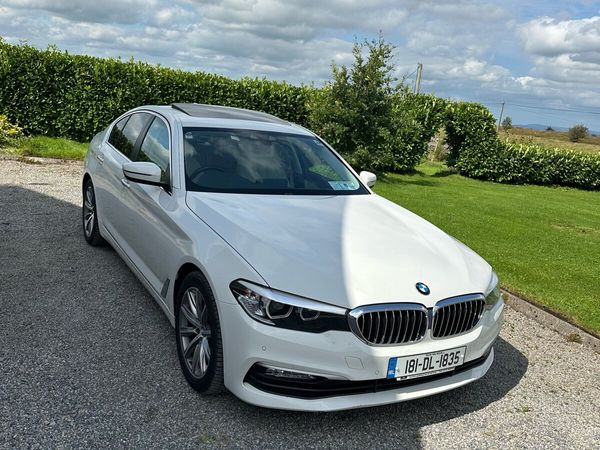 BMW 5-Series Saloon, Diesel, 2018, White