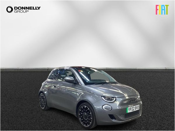 Fiat 500 Hatchback, Electric, 2022, Grey