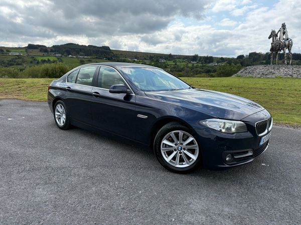 BMW 5-Series Saloon, Diesel, 2014, Blue