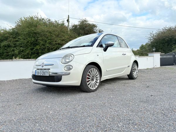 Fiat 500 Hatchback, Petrol, 2008, White