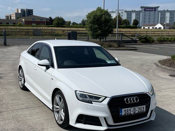 Audi A3 Saloon, Petrol, 2018, White
