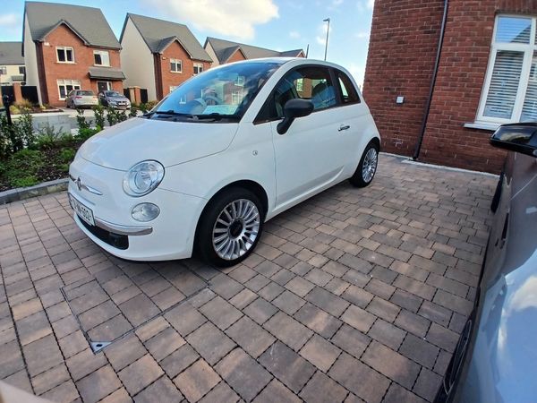 Fiat 500 Hatchback, Petrol, 2013, White