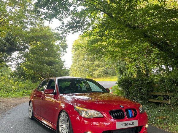 BMW 5-Series Saloon, Diesel, 2008, Red